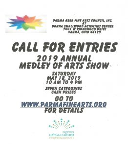Call for Artists - Medley of Arts Show