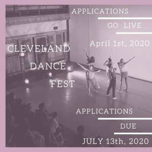 Cleveland Dance Fest 2020 Application