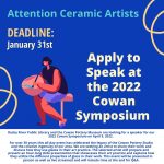 Gallery 1 - Call for Speaker-Ceramic Artist