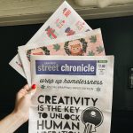 Buy Cleveland Street Chronicle Holiday Wrapping Paper & Support Homelessness & the Arts