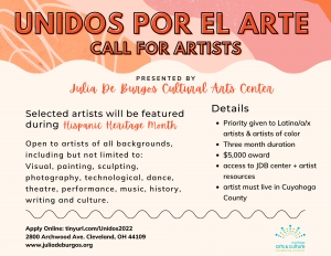 SUPPORT FOR ARTISTS: UNIDOS POR EL ARTE 2022