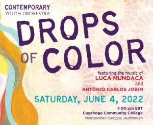 Contemporary Youth Orchestra presents Drops of Color featuring the Music of Luca Mundaca