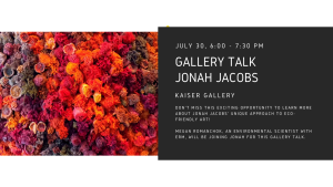 Gallery talk with Jonah Jacobs