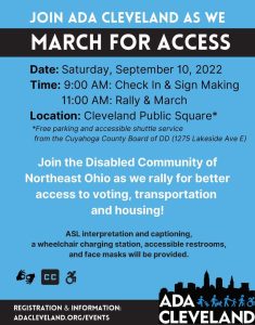 ADA Cleveland March for Access