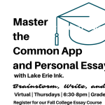 College Essay Writing for High School Students with Lake Erie Ink