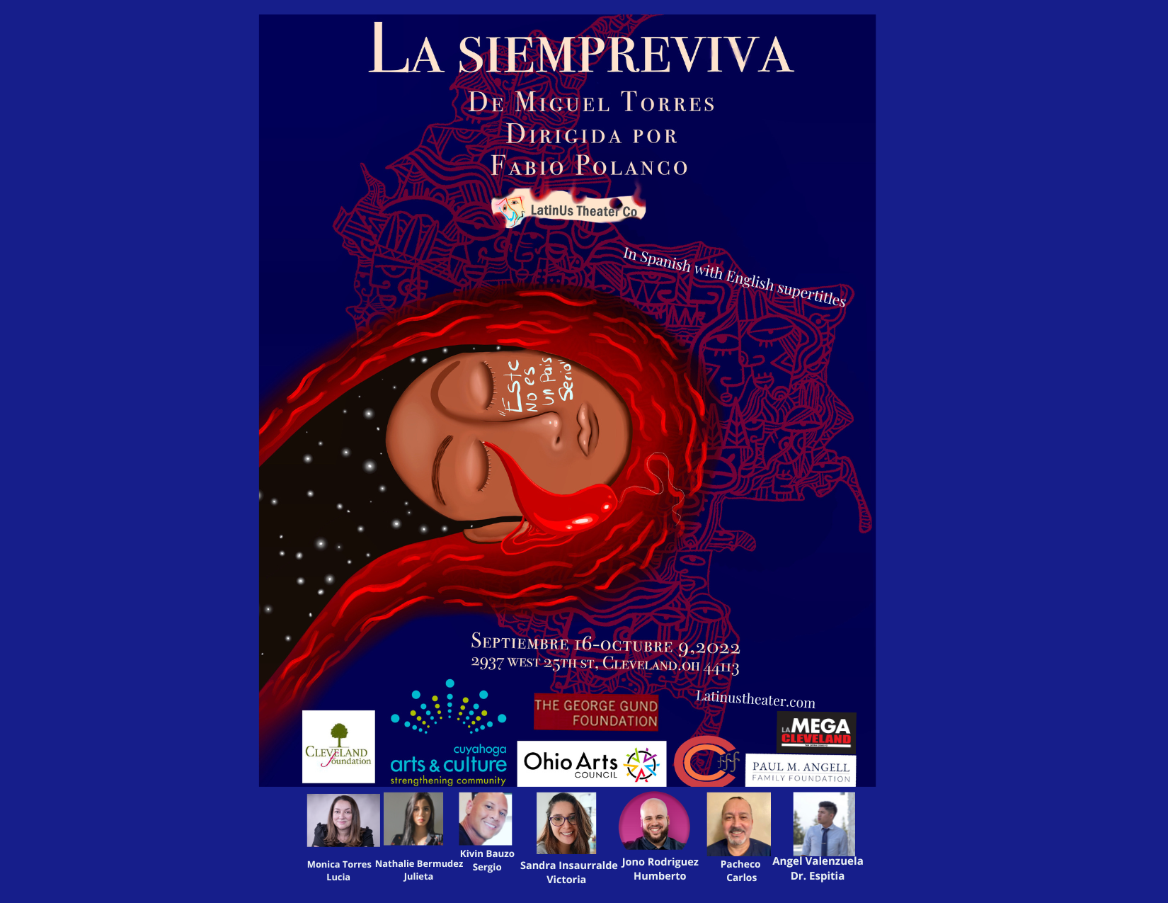 La Siempreviva by Miguel Torres and directed by Fabio Polanco, LatinUs  Theater Company at Pivot Center of Art, Dance, and Expression, Theatre