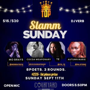 Slamm Sunday (Poetry Slam & Open Mic)