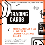 Lake Erie Ink Creative Days: Trading Cards