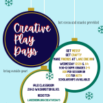 December Winter Break Creative Play Days
