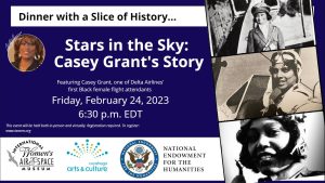 Dinner with a Slice of History "Stars in the Sky: Casey Grant's Story"