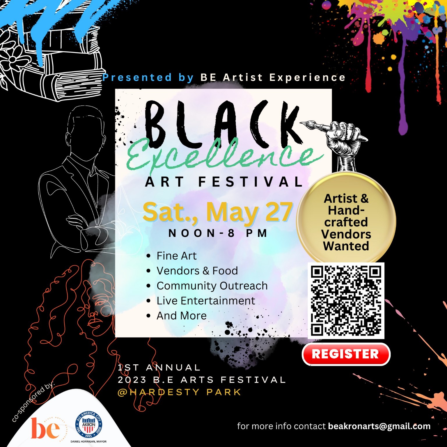 1st Annual B E Arts Festival, BE Arts Collective at City of Akron