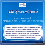 LGBTQ+ Writers' Studio