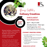 Rainey Institute's Culinary Creatives