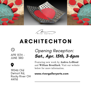 'Architechton': A Ceramic Exhibition featuring new works by William Brouillard and Andrea LeBlond