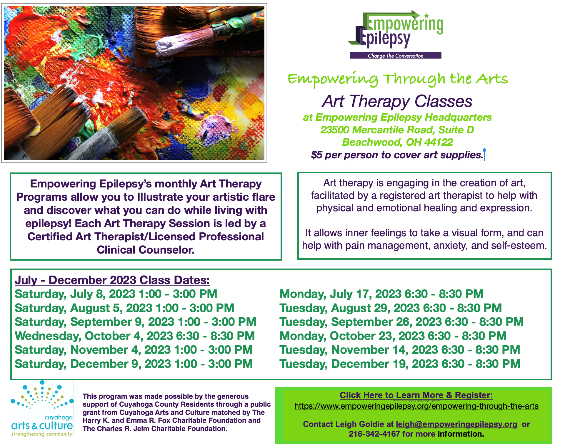 Art Therapy Class - Empowering Through the Arts