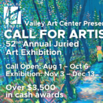 Call for Artists: 52nd Annual Juried Art Exhibition at Valley Art Center
