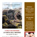 FREE documentary screening at CWRU: LA PORTA DELL'INFERNO (The Door to Hell)