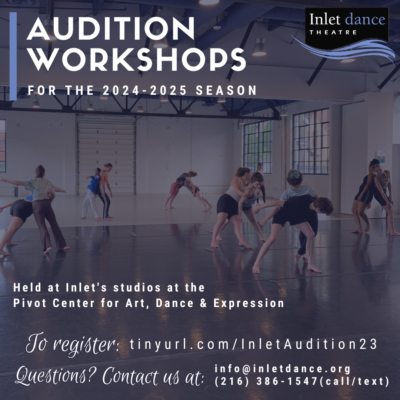 CALL TO DANCERS: Spring Audition Workshop (seeking dancers for our 2024-25 season)
