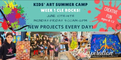 Art Camp Week 1 CLE Rocks!