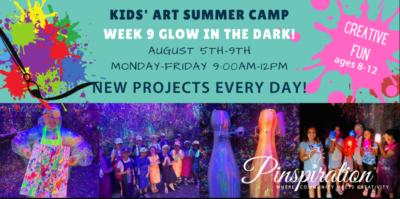 Art Camp Week 9 Glow in the Dark