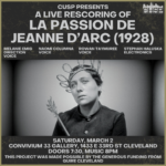 CUSP Presents: LA PASSION DE JEANNE D’ARC (1928), A Live Rescoring