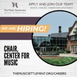 Chair, Center for Music