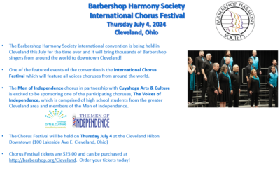 Barbershop Harmony Society International Chorus Festival